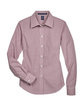 Devon & Jones Ladies' Ladies' Crown Collection Gingham Check Woven Shirt burgundy FlatFront