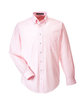 Devon & Jones Men's Crown Collection Banker Stripe Woven Shirt pink OFFront