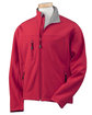 Devon & Jones Men's Soft Shell Jacket RED OFFront