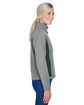 Devon & Jones Ladies' Soft Shell Colorblock Jacket charcl/ dk chrcl ModelSide
