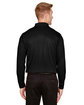Devon & Jones CrownLux Performance® Men's Plaited Long Sleeve Polo black ModelBack