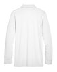 Devon & Jones CrownLux Performance® Men's Plaited Long Sleeve Polo white FlatBack