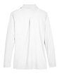 Devon & Jones CrownLux Performance® Ladies' Plaited Long Sleeve Polo white FlatBack
