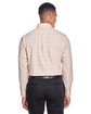 Devon & Jones Men's Crown Collection Glen Plaid Woven Shirt stn/ lt stn/ wht ModelBack
