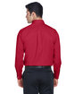 Devon & Jones Men's Crown Woven Collection® Solid Stretch Twill RED ModelBack