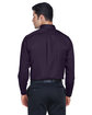 Devon & Jones Men's Crown Woven Collection™ Solid Stretch Twill deep purple ModelBack