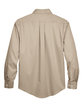 Devon & Jones Men's Crown Collection® Solid Stretch Twill Woven Shirt stone FlatBack
