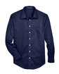 Devon & Jones Men's Crown Collection® Solid Stretch Twill Woven Shirt navy FlatFront