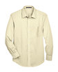 Devon & Jones Men's Crown Collection® Solid Stretch Twill Woven Shirt transprnt yellow FlatFront