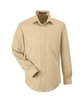 Devon & Jones Men's Crown Collection® Solid Stretch Twill Woven Shirt stone OFFront