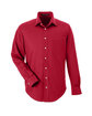 Devon & Jones Men's Crown Woven Collection® Solid Stretch Twill RED OFFront