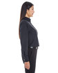 Devon & Jones Ladies' Crown Collection Striped Woven Shirt black/ graphite ModelSide
