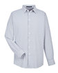 Devon & Jones CrownLux Performance® Men's Micro Windowpane Woven Shirt navy/ white OFFront