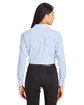 Devon & Jones CrownLux Performance™ Ladies' Micro Windowpane Shirt FRENCH BLUE/ WHT ModelBack