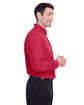 Devon & Jones CrownLux Performance Men's Stretch Woven Shirt red ModelSide