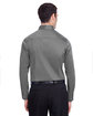 Devon & Jones Men's Crown Collection® Stretch Broadcloth Slim Fit Shirt GRAPHITE ModelBack