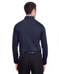 Devon & Jones Men's Crown Collection™ Stretch Broadcloth Slim Fit Shirt navy ModelBack