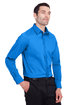 Devon & Jones Men's Crown Collection™ Stretch Broadcloth Slim Fit Shirt french blue ModelQrt