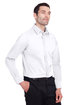 Devon & Jones Men's Crown Collection® Stretch Broadcloth Slim Fit Shirt WHITE ModelQrt