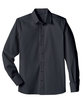 Devon & Jones Men's Crown  Collection® Stretch Broadcloth Untucked Shirt BLACK FlatFront