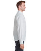 Devon & Jones Men's Crown  Collection® Stretch Broadcloth Untucked Shirt WHITE ModelSide