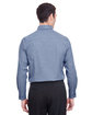 Devon & Jones Men's Crown  Collection™ Stretch Pinpoint Chambray Shirt navy ModelBack