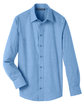 Devon & Jones Men's Crown  Collection™ Stretch Pinpoint Chambray Shirt french blue FlatFront