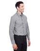 Devon & Jones Men's Crown  Collection™ Stretch Pinpoint Chambray Shirt graphite ModelQrt