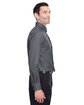 Devon & Jones Men's Crown  Collection™ Stretch Pinpoint Chambray Shirt black ModelSide