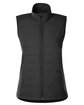 Devon & Jones New Classics Ladies' Charleston Hybrid Vest blk melange/ blk OFFront