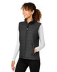 Devon & Jones New Classics Ladies' Charleston Hybrid Vest blk melange/ blk ModelQrt