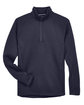 Devon & Jones Adult Bristol Sweater Fleece Quarter-Zip NAVY FlatFront