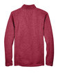 Devon & Jones Men's Bristol Full-Zip Sweater Fleece Jacket RED HEATHER FlatBack