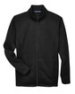 Devon & Jones Men's Bristol Full-Zip Sweater Fleece Jacket black FlatFront