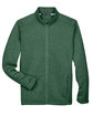 Devon & Jones Men's Bristol Full-Zip Sweater Fleece Jacket forest heather FlatFront