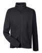 Devon & Jones Men's Bristol Full-Zip Sweater Fleece Jacket black OFFront