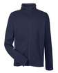 Devon & Jones Men's Bristol Full-Zip Sweater Fleece Jacket navy OFFront