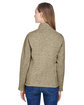 Devon & Jones Ladies' Bristol Full-Zip Sweater Fleece Jacket khaki heather ModelBack