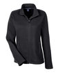 Devon & Jones Ladies' Bristol Full-Zip Sweater Fleece Jacket black OFFront