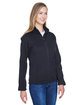 Devon & Jones Ladies' Bristol Full-Zip Sweater Fleece Jacket black ModelQrt