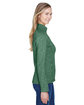 Devon & Jones Ladies' Bristol Full-Zip Sweater Fleece Jacket forest heather ModelSide