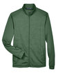 Devon & Jones Men's Newbury Colorblock Mlange Fleece Full-Zip forest/ forst ht FlatFront