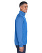Devon & Jones Men's Newbury Colorblock Mlange Fleece Full-Zip frch bl/ f bl ht ModelSide