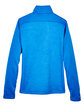 Devon & Jones Ladies' Newbury Colorblock Mlange Fleece Full-Zip frch bl/ f bl ht FlatBack