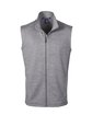 Devon & Jones Men's Newbury MlangeFleece Vest dark grey heathr OFFront