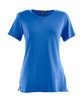 Devon & Jones Ladies' Perfect Fit™ Shell T-Shirt french blue OFFront