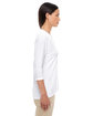 Devon & Jones Ladies' Perfect Fit™ Bracelet-Length V-Neck Top white ModelSide