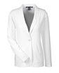 Devon & Jones Ladies' Perfect Fit Shawl Collar Cardigan white OFFront