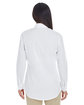 Devon & Jones Ladies' Perfect Fit Half-Placket Tunic Top white ModelBack