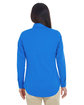 Devon & Jones Ladies' Perfect Fit Half-Placket Tunic Top french blue ModelBack